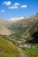 Obraz premium Glacier des Evettes, Bonneval sur Arc, 73, Savoie, France