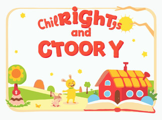 Fototapeta premium Bright and Cheerful Vectors for Children's Stories