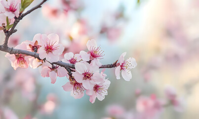 Fototapeta premium details of flowers and tree's natural view and texture, Generative AI