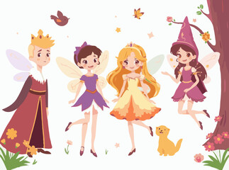 Enchanting Fairytale Characters for Children's Stories
