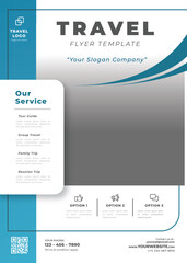  poster flyer pamphlet brochure cover design layout space for photo background, vector template in A4 size 