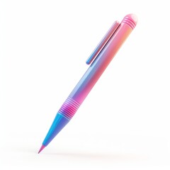 3D Pen Icon in Modern Style on a White Background. App or Web Design Concept