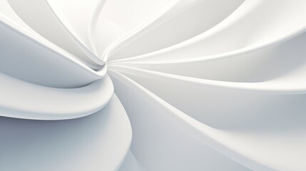 Fototapeta premium White Blue Petal Fold Background