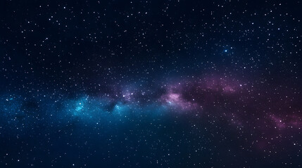 Fototapeta premium An incredible starry expanse with faint auroras over the Arctic tundra.
