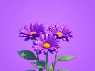 Fototapeta premium Flower plants beautiful spring flowers art petal element illustration