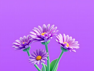 Fototapeta premium Flower plants beautiful spring flowers art petal element illustration