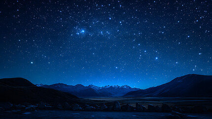 A crystal-clear starry sky over an ancient stone circle.