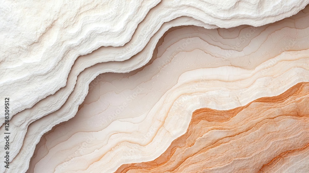 Aufkleber weathering process concept. elegant abstract layers of stone providing a refined natural texture and