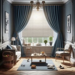 Uses basic curtains or blinds that don t overwhelm the space