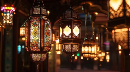 Enchanting Lantern Festival: A Colorful Display of Hanging Lights Celebrating Culture and Tradition