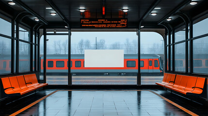 Train Station Waiting Area