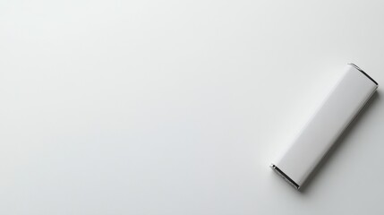 A vaping device with glossy finish on a white background. Featuring high-tech design and soft vapor