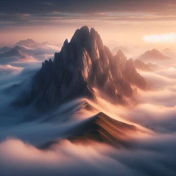 Transcendent Morning on a Shrouded Peak &ndash; A shrouded peak stan