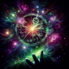 Variant With the precision of a cosmic clockwork sudden beams of
