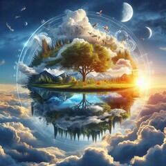 Natural Regulation Mechanisms Intact Skies Reflect Balance Intac