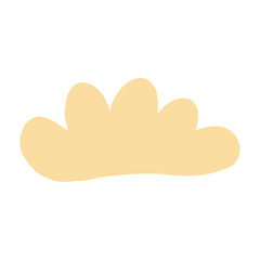 Cute cloud element