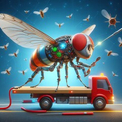 Self Healing Fly A fly robot with the ability to heal itself fro