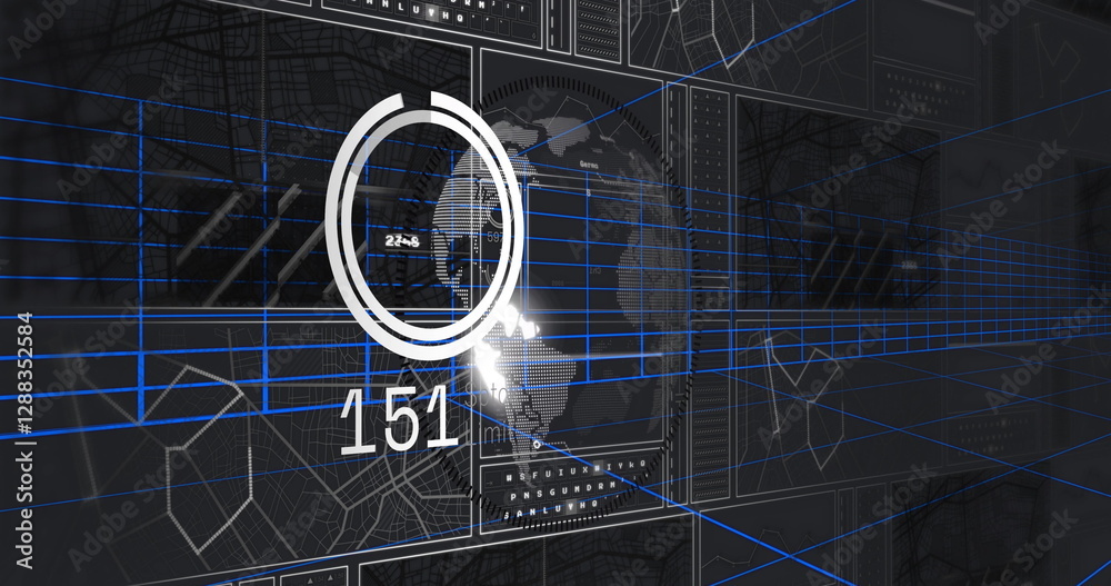 Poster Image of scope scanning and data processing on screen