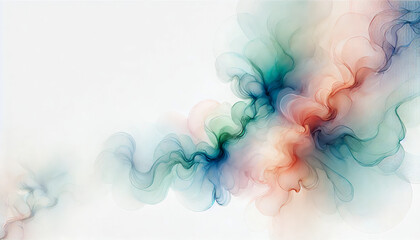 Fototapeta premium Minimal emotional watercolors