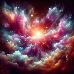 Star Birth Cloud Active star formation region