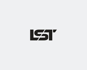 LST Black Letter Logo Design