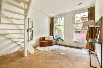 Modern interior with natural light