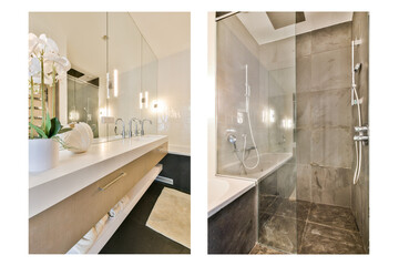 Modern bathroom design with elegant features