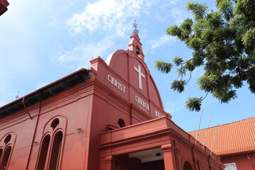 MELAKA, MALAYSIA - May 5, 2024 :  Scenery of the world heritage city of Melaka