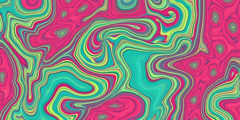 abstract retro 70s style colorful retro patterns background, modern geometric and floral ornaments with vintage backgrounds