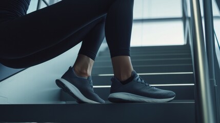 Knee pain from climbing stairs frequently. Featuring discomfort and healing