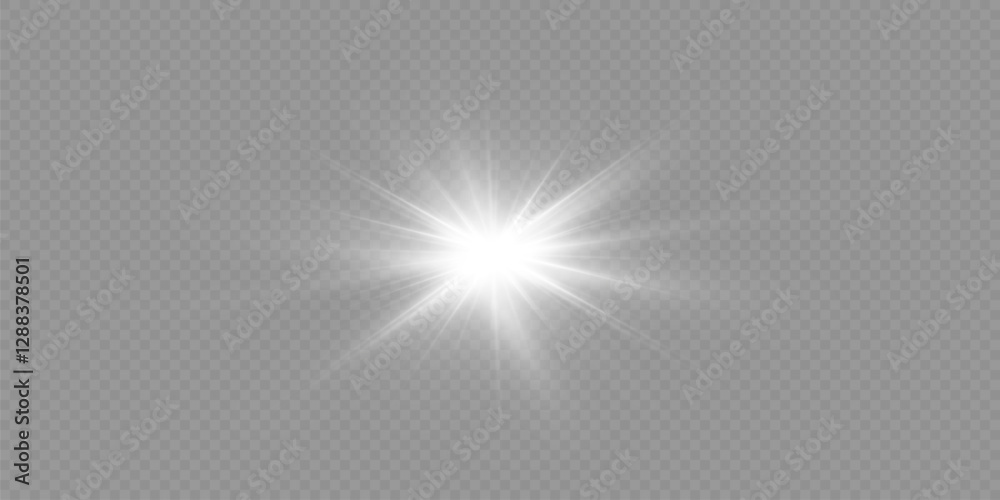 Poster abstract background with rays
