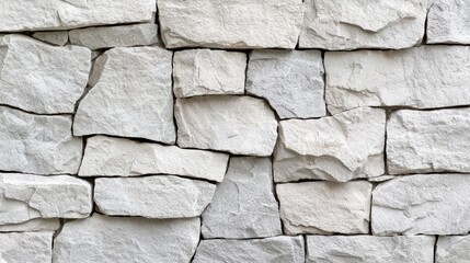 White stone wall texture background, exterior design