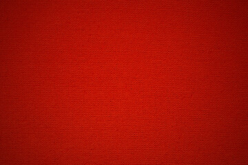 Dark red cotton fabric cloth texture for background, natural textile pattern.