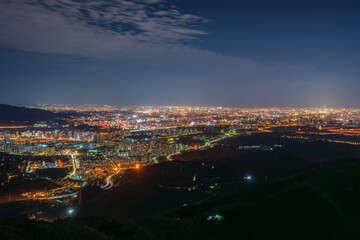 Beijing night view from Western Hills