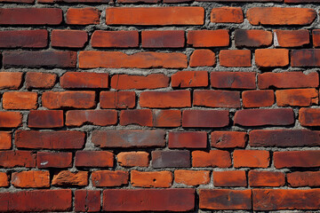 Obraz premium Red Brick Wall Texture for Architectural Design and Construction Projects. Generative Ai
