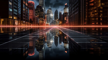 Fototapeta premium Night Reflections