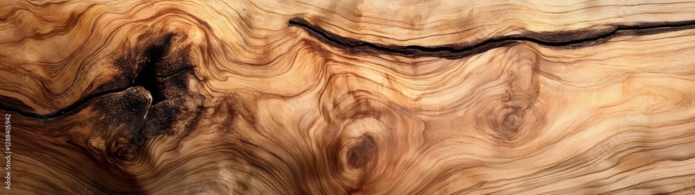 Poster detailed close up view of a weathered aged natural wooden surface with intricate grain and textural 