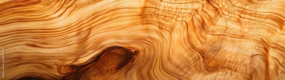 Poster detailed close up view of intricate natural wood grain texture and pattern with warm rustic tones an