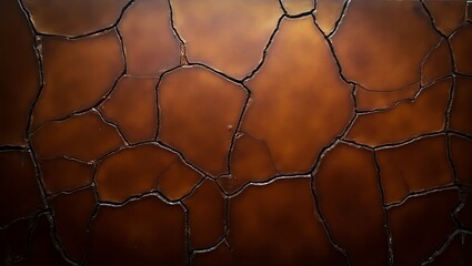 Cracked Earth Texture: A Study in Brown Hues