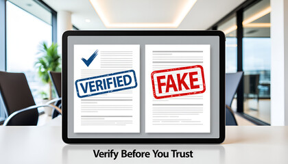  Verified and Fake Labels on Documents, Concept of Information Trust