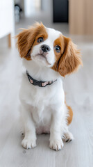 Fototapeta premium cavalier king charles spaniel portrait