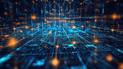 High-tech medical background with digital screens and patient data