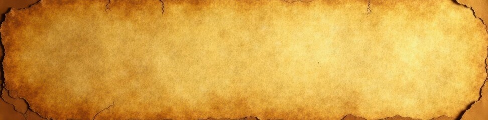 Obraz premium Faded sepia tones, ragged edges, deep creases, torn paper background, grunge texture