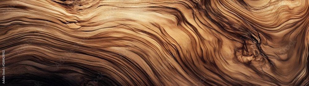 Poster Mesmerizing abstract background with detailed intricately patterned wooden grain texture  Rich earthy tones and organic swirling lines create a captivating nature inspired surface for graphic design