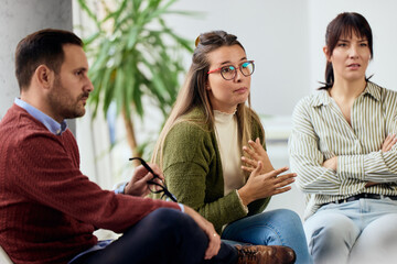 Group Discussion In Bright Setting with Engaged Participants Sharing Ideas