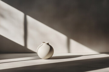 Minimalist Vase in Sunlight