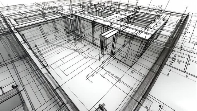 Gen-3 Alpha Turbo 2375748456, Aesthetic video, 3D architectural blu, M 5