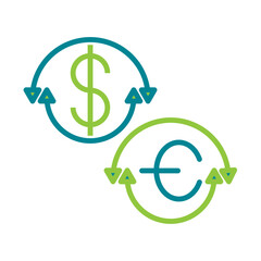 Currency Exchange icon Design