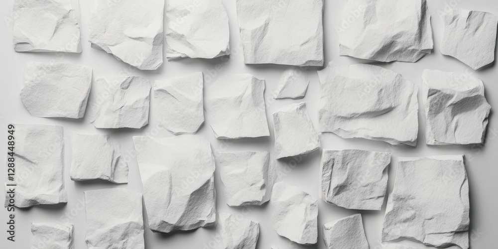 Poster tactile communication board crisp textured paper notes for task management in creative offices - enh