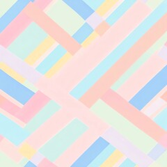 Pastel Color Block Abstract Design: A Serene and Joyful Visual Experience